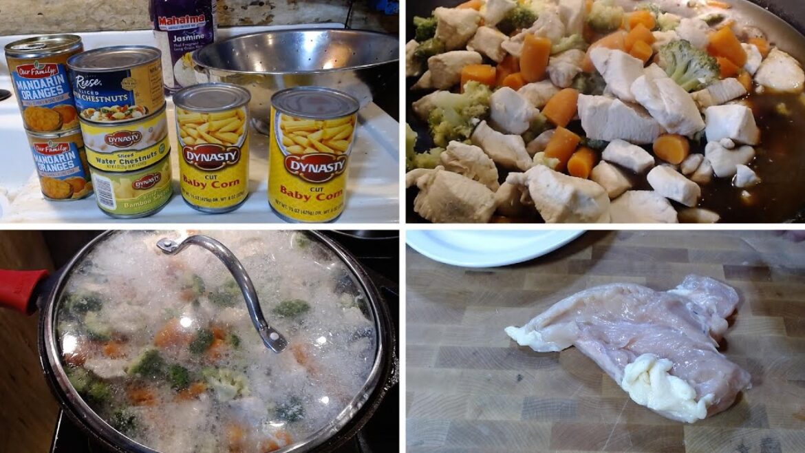 Quick Teriyaki Vegetable Chicken Dinner Delight | Ready in 8 Minutes!