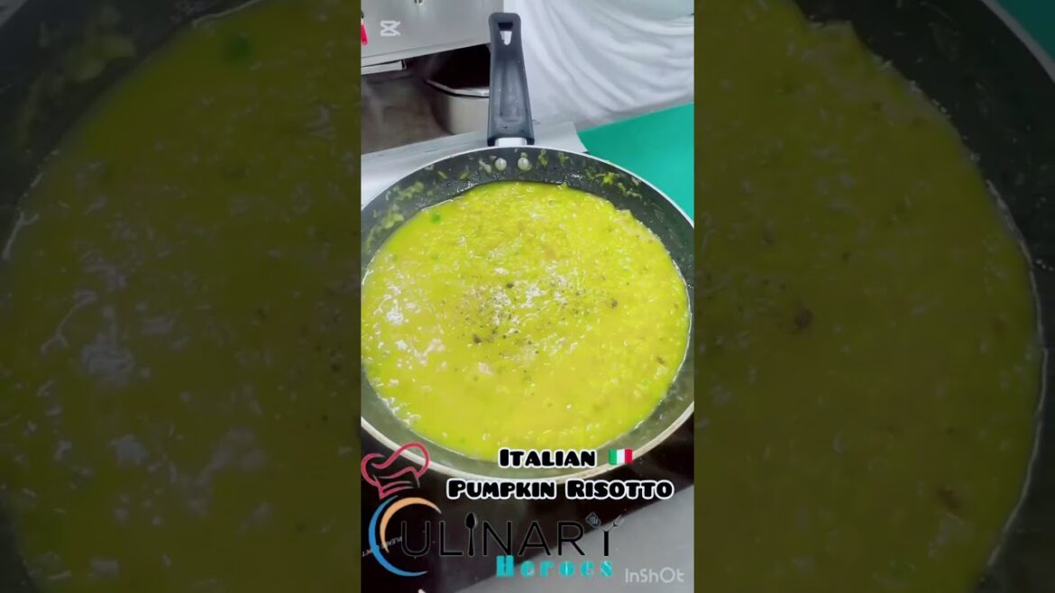 Italian Pumpkin Risotto #ghostsounds #musicalchef #chefrecipe #food #musicchef #food recipe