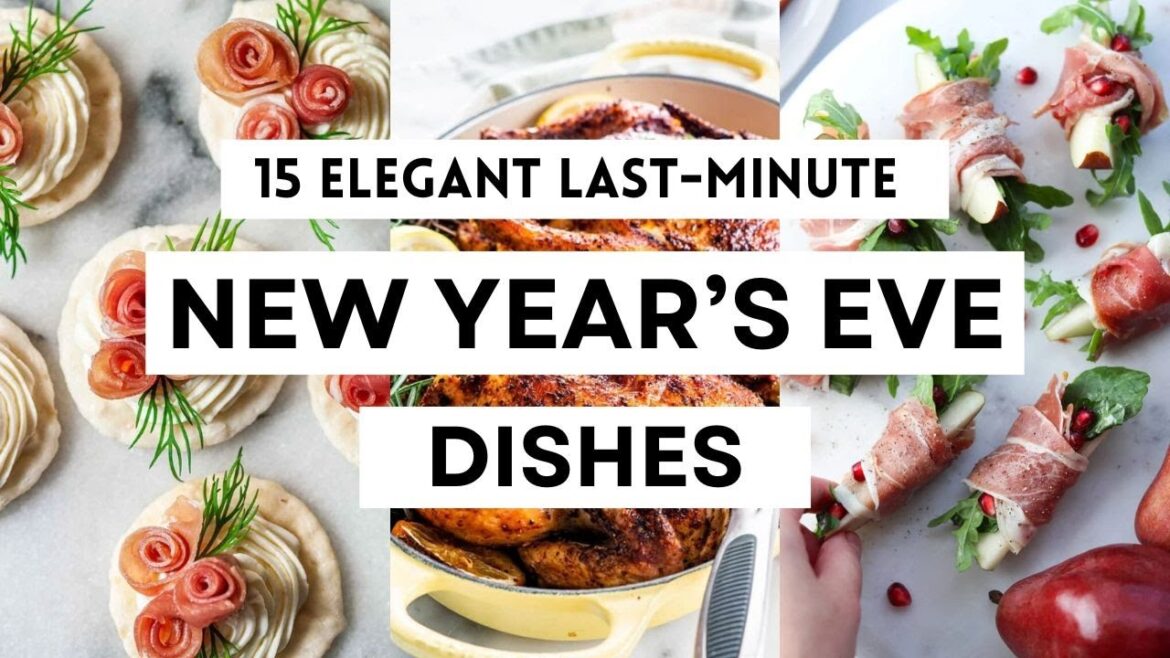 15 Quick and Elegant Last-Minute New Year’s Eve Dishes That'll Impress Your Guests! #sharpaspirant