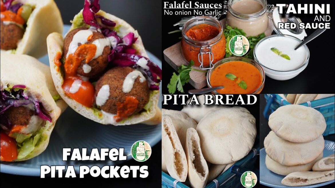 Falafel recipe Pita bread Hummus No Onion No Garlic फालाफेल पीटा पोकेट ફલાફેલ પિટાપોકેટ Sattvik Falafel recipe Pita bread Hummus No Onion No Garlic फालाफेल पीटा पोकेट ફલાફેલ પિટાપોકેટ Sattvik