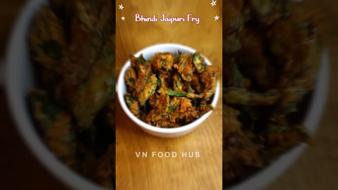 Bhindi Jaipuri Fry Recipe | Crispy & Flavorful Okra Fry