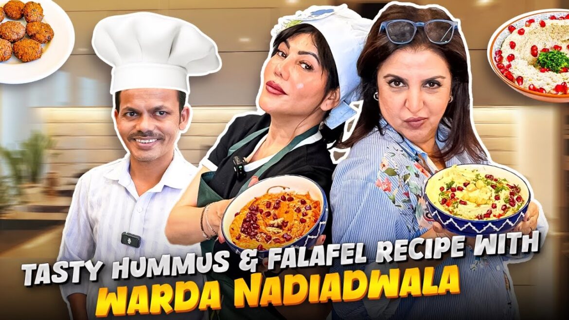 Warda Nadiadwala Ke Lebanese Flavors Ka Jadoo – Falafel & Hummus Recipe | @FarahKhanK Warda Nadiadwala Ke Lebanese Flavors Ka Jadoo - Falafel & Hummus Recipe | @FarahKhanK