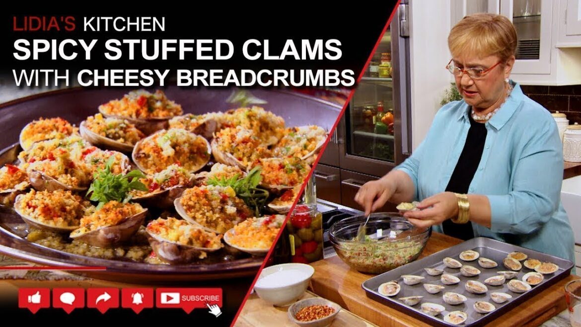 Spicy Stuffed Clams with Cheesy Breadcrumbs