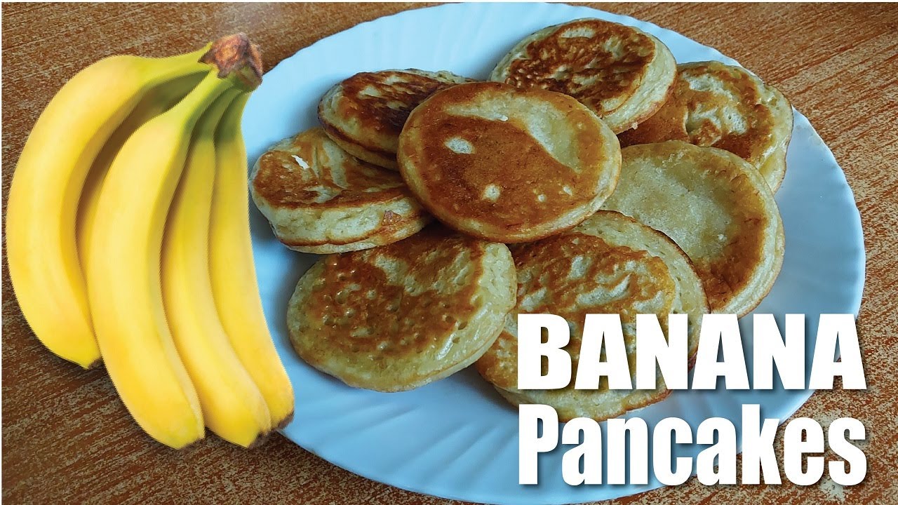 How to Make Banana Pancakes Without Eggs/Fluffy Eggless Banana Pancakes