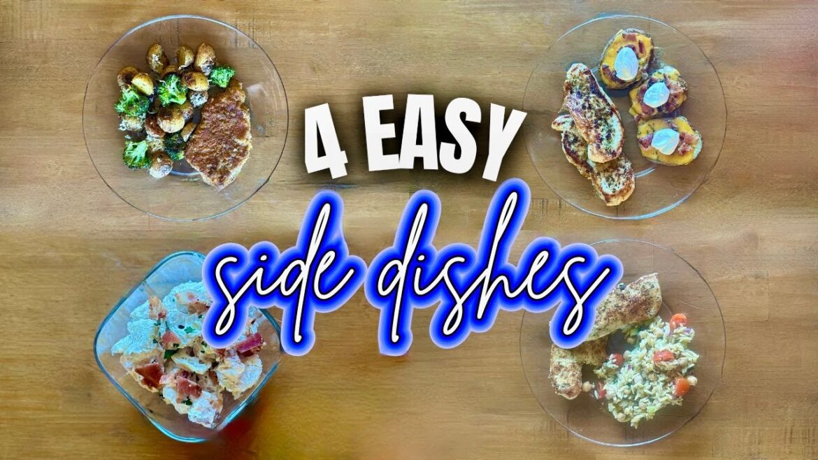 4 Easy & Delicious Side Dishes | Dinner Sides | Pasta Salad Recipe | MEL COOP