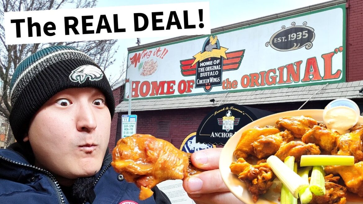 Trying the Original Buffalo Wings IN BUFFALO! BEEF ON WECK and Wings at Anchor Bar! Trying the Original Buffalo Wings IN BUFFALO! BEEF ON WECK and Wings at Anchor Bar!