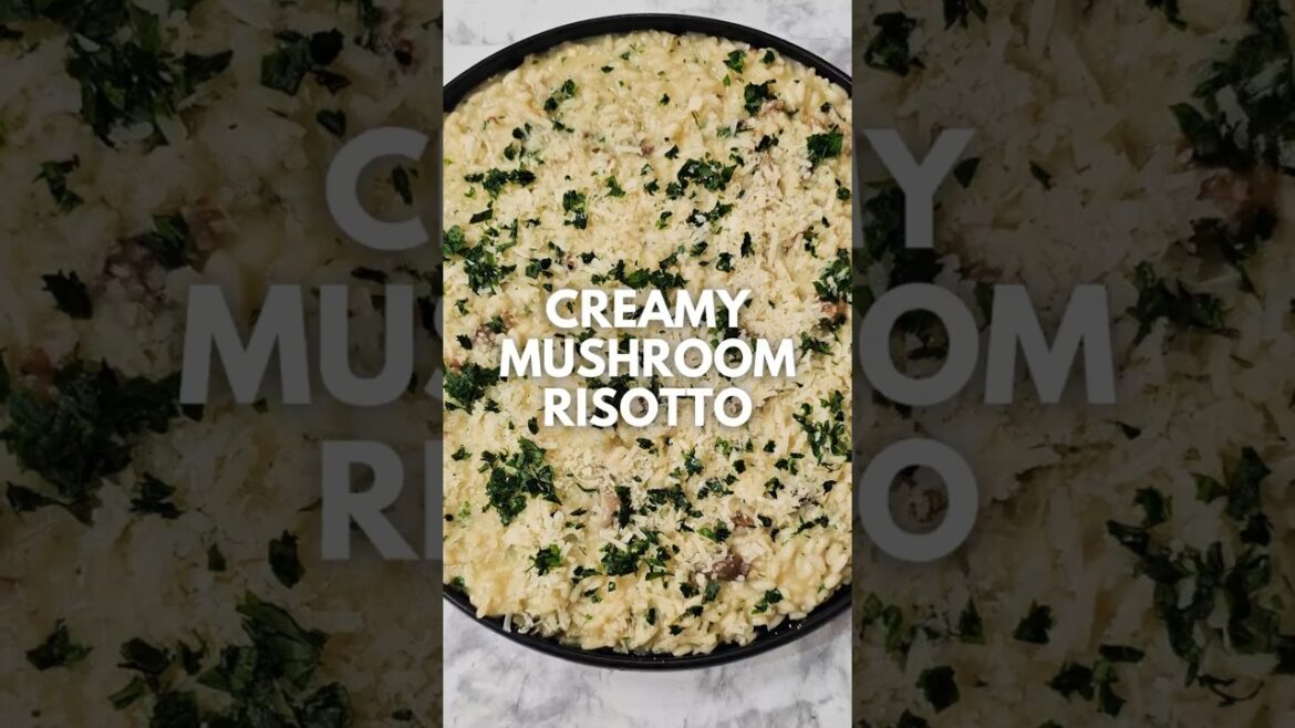 Secret to the CREAMIEST Mushroom Risotto EVER!