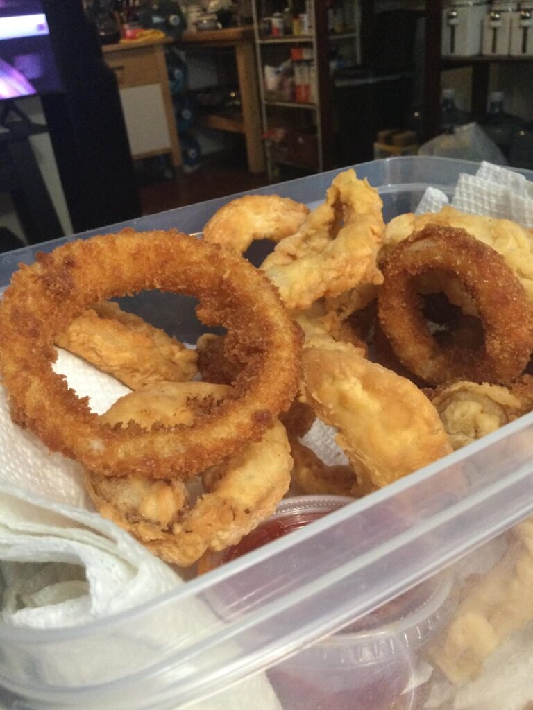 Mike Tyson onion rings