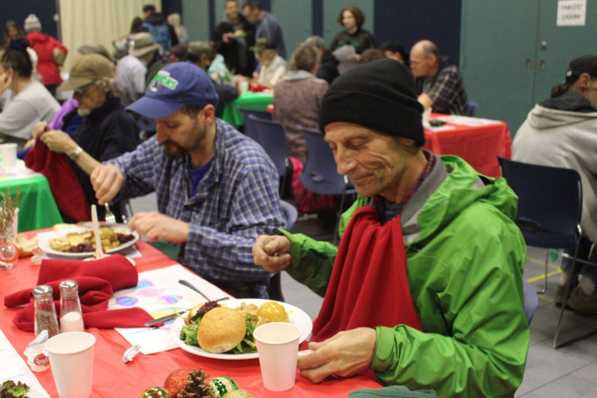 500 pounds of turkey served at Cool Aid community Christmas dinner