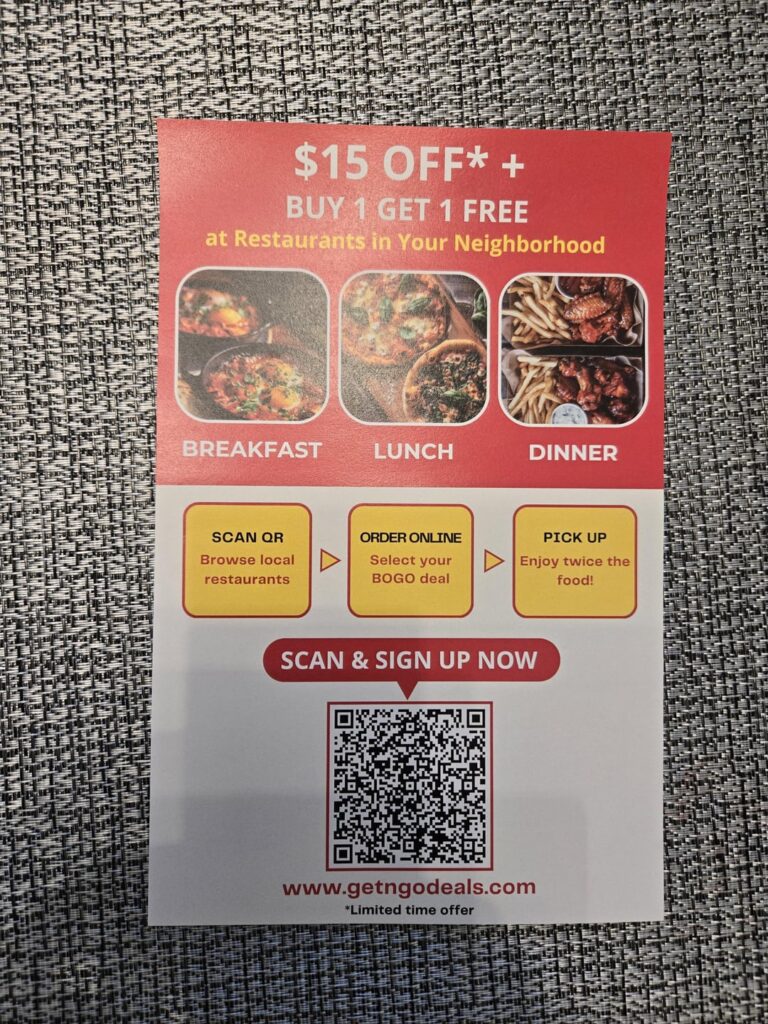 Folks, it's real $15 off plus BOGO at hella restaurants around WeHo