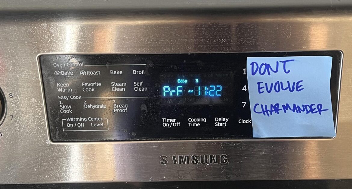 What happens when you ask your husband to name the starter