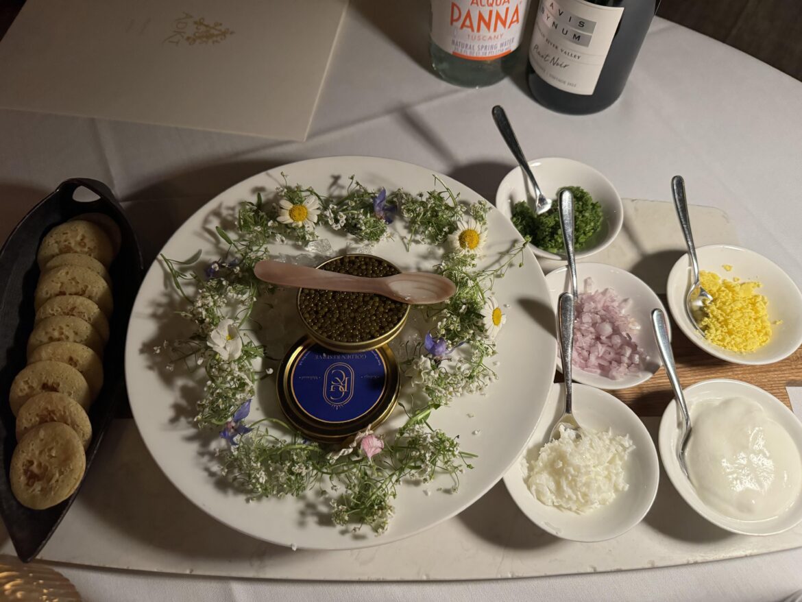 ADKT -Classic caviar service, nice jazz. Wasn’t a huge fan of the other dishes. Recommendations?