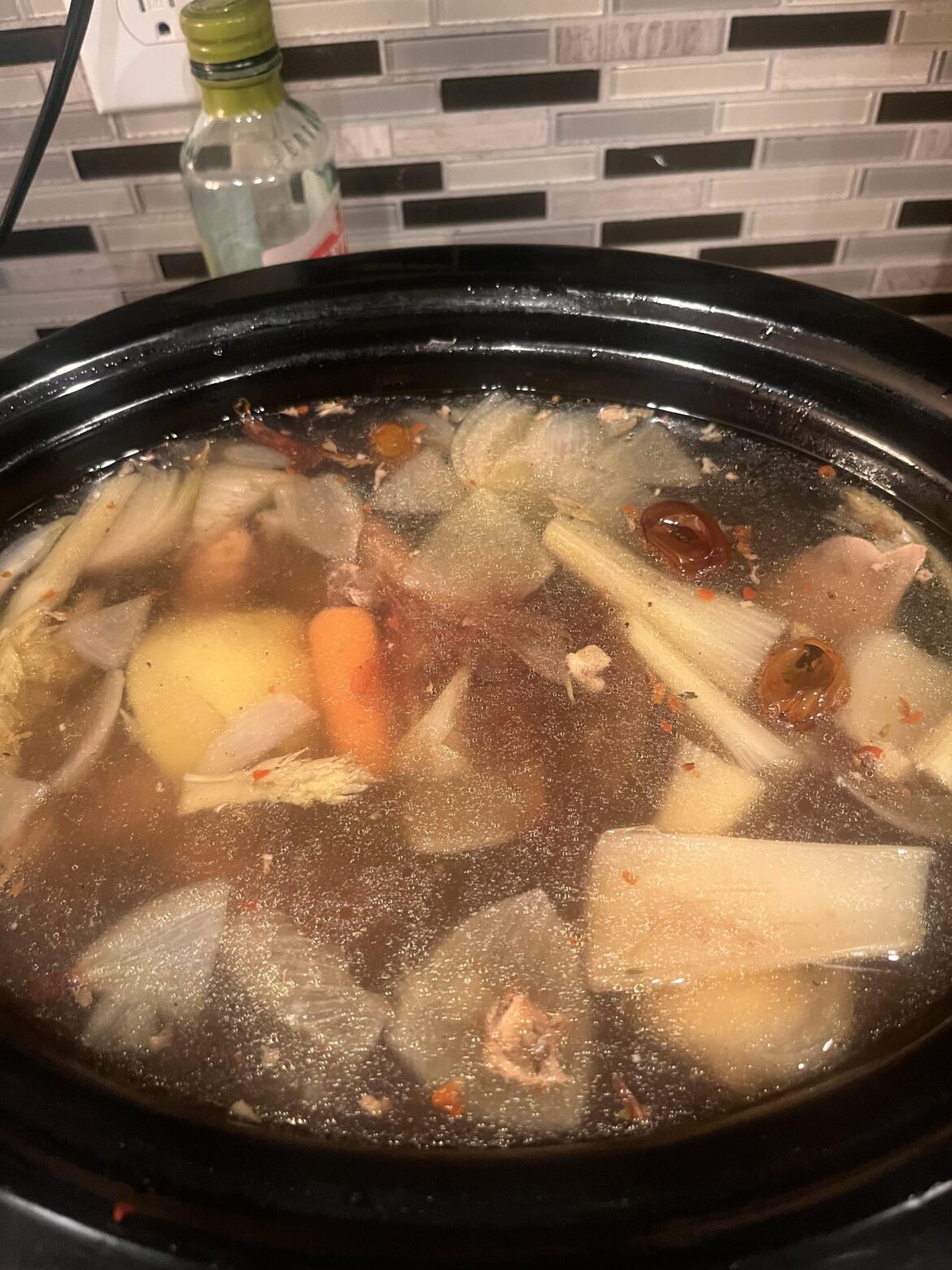 Made some turkey soup :)