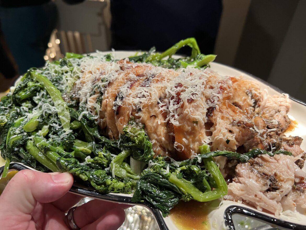 I made the all-belly porchetta, Philly style