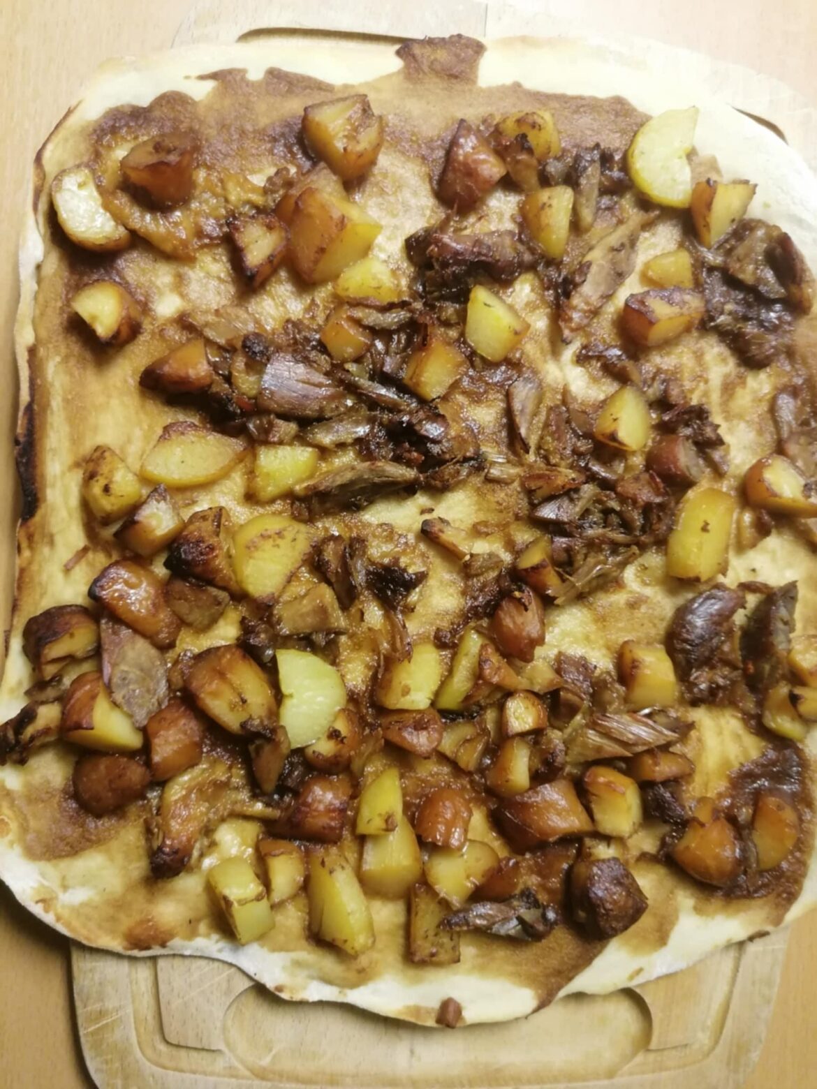 My friend just sent me this claiming it to be "pizza"