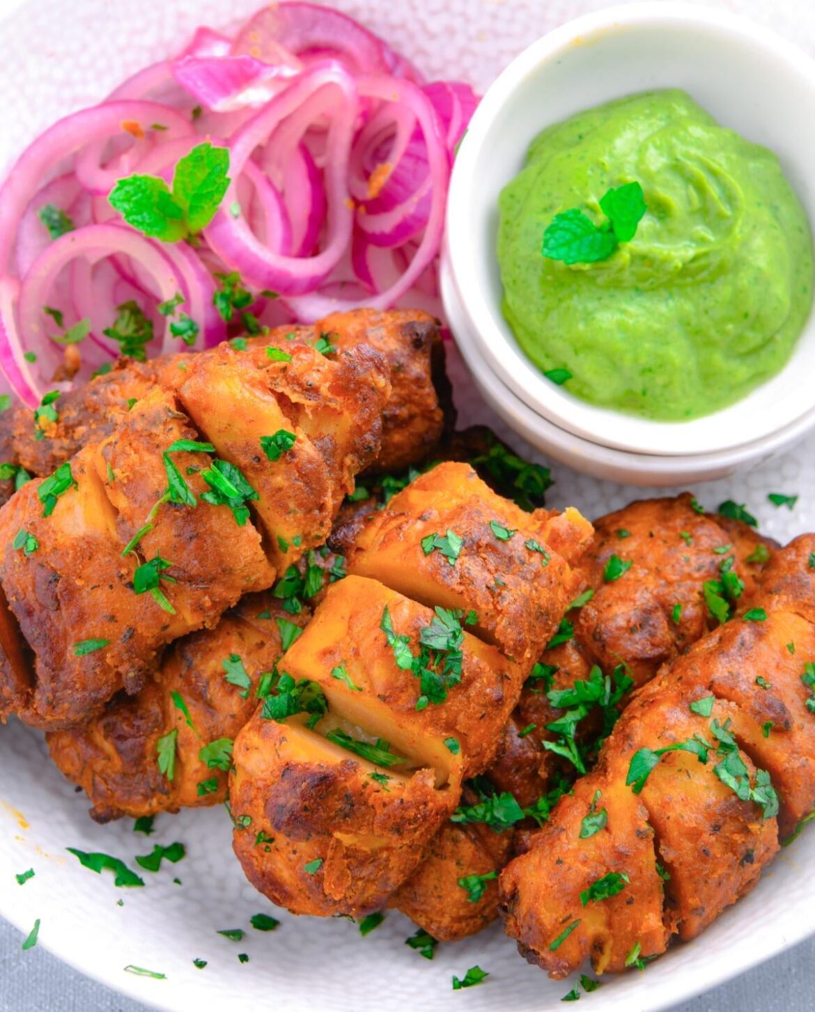 soya tikka in airfryer