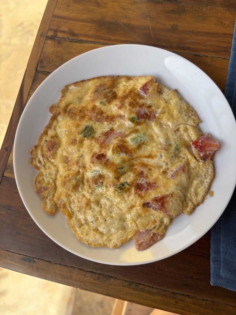 my breakfast at a hotel