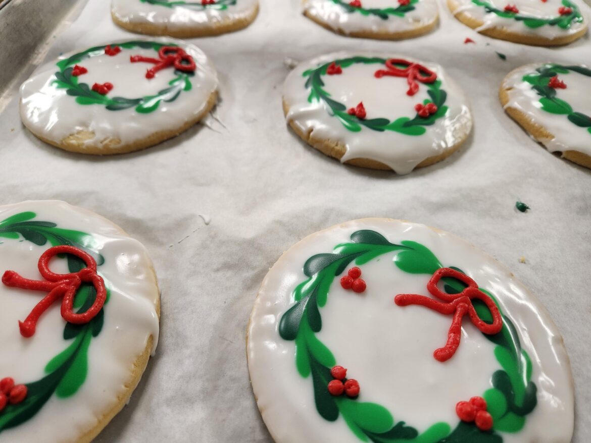 Relatively new to using royal icing, did these at work.