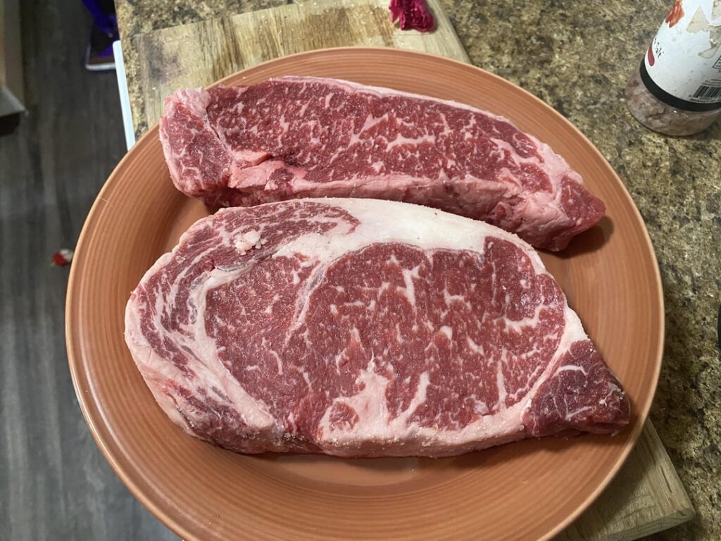 Merry Christmas steak