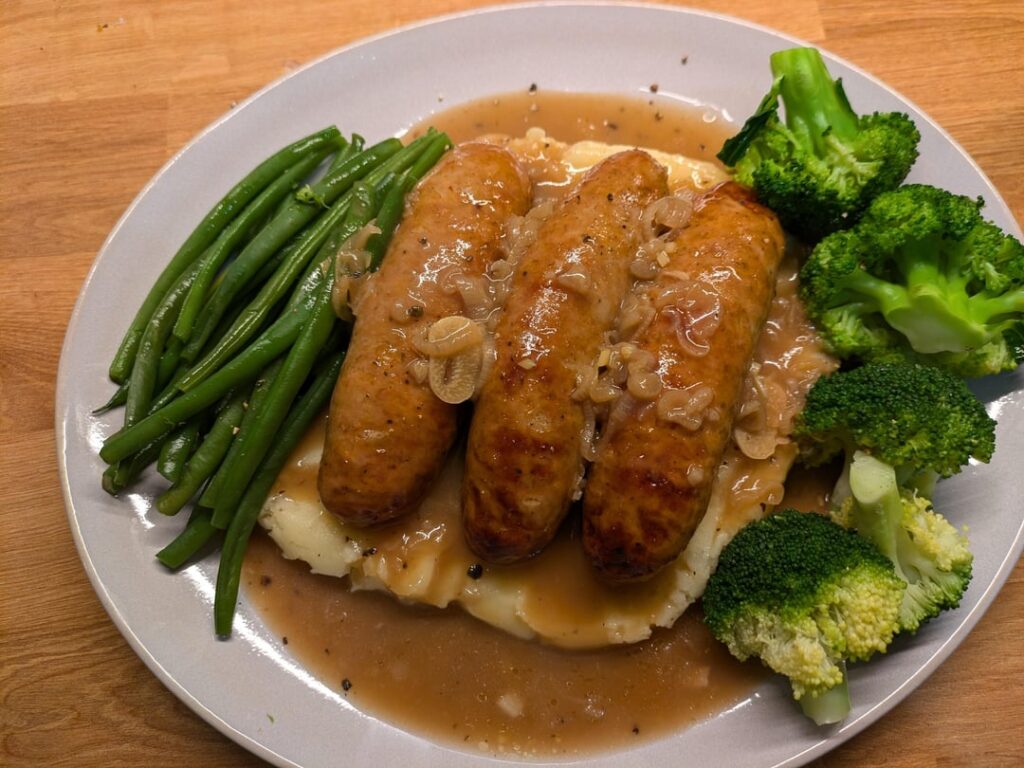 Sausage and mash