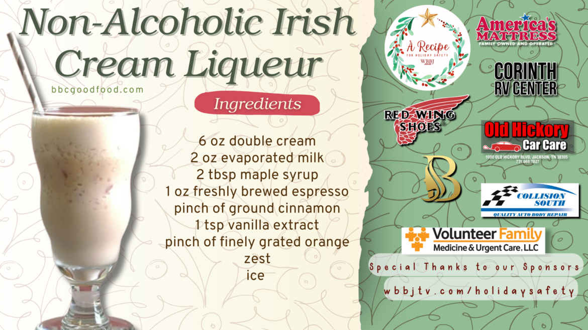 Non-Alcoholic Irish Cream Liqueur | A Recipe for Holiday Safety