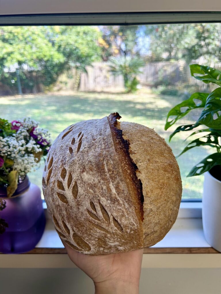 72% hydration beauty I baked up this morning!