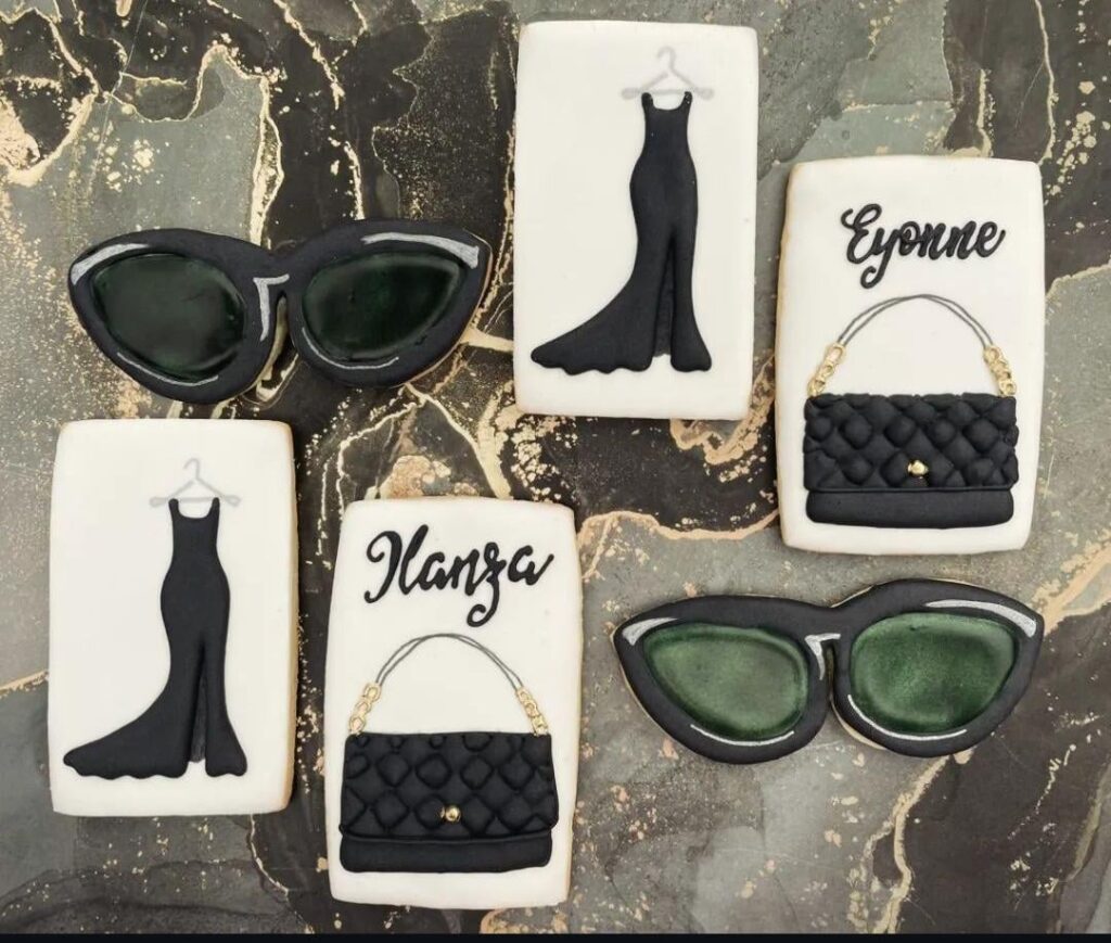 A personalised Audrey Hepburn set, such a classic