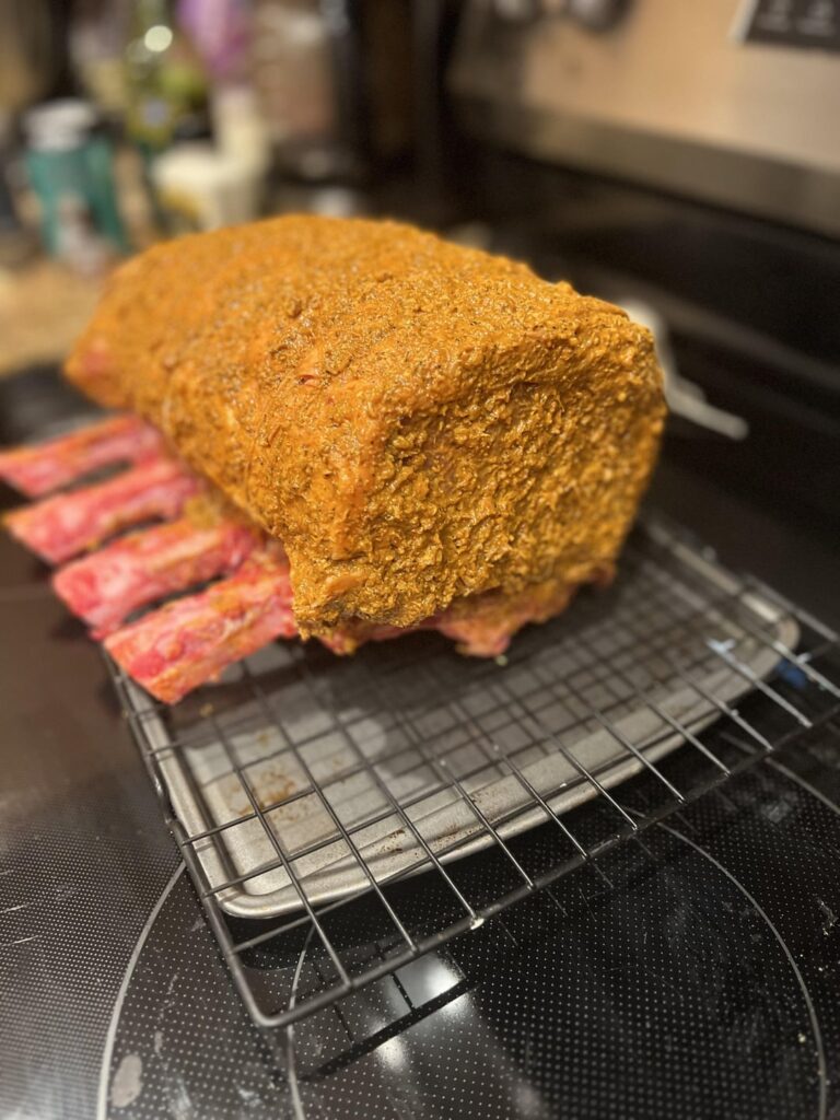 Smoked prime rib