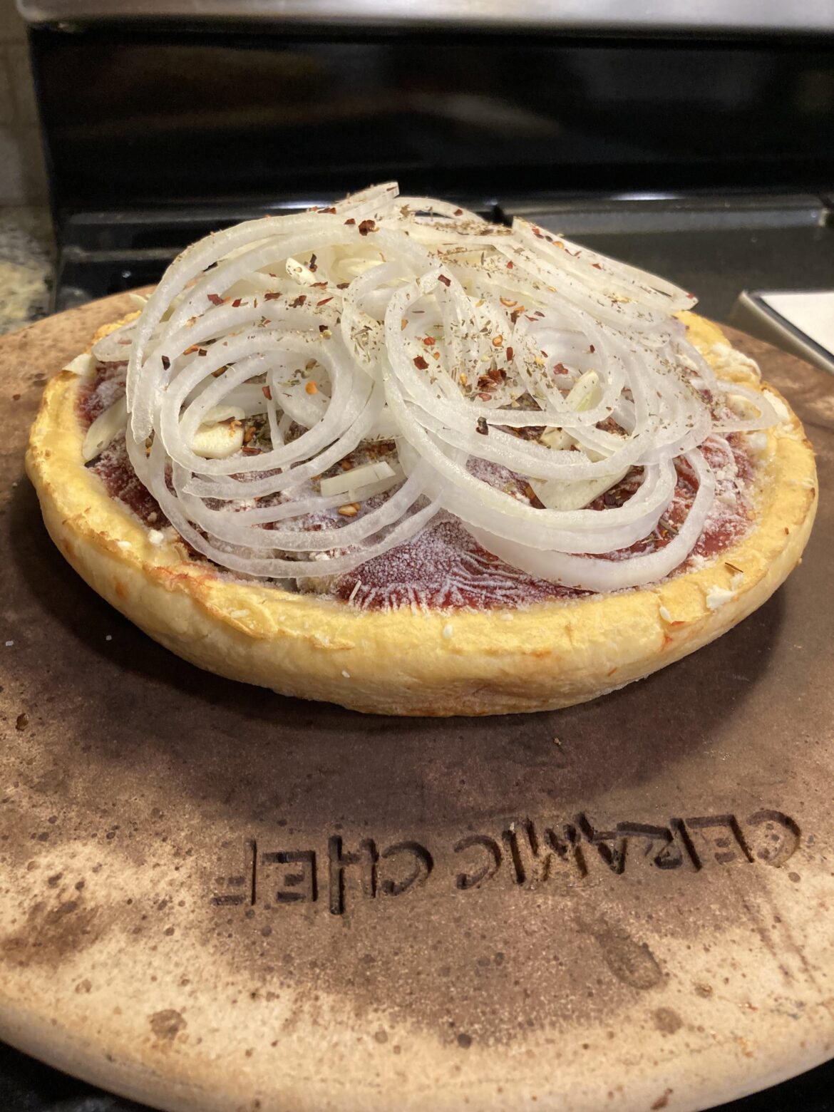 How my wife “Doctors” a frozen pizza