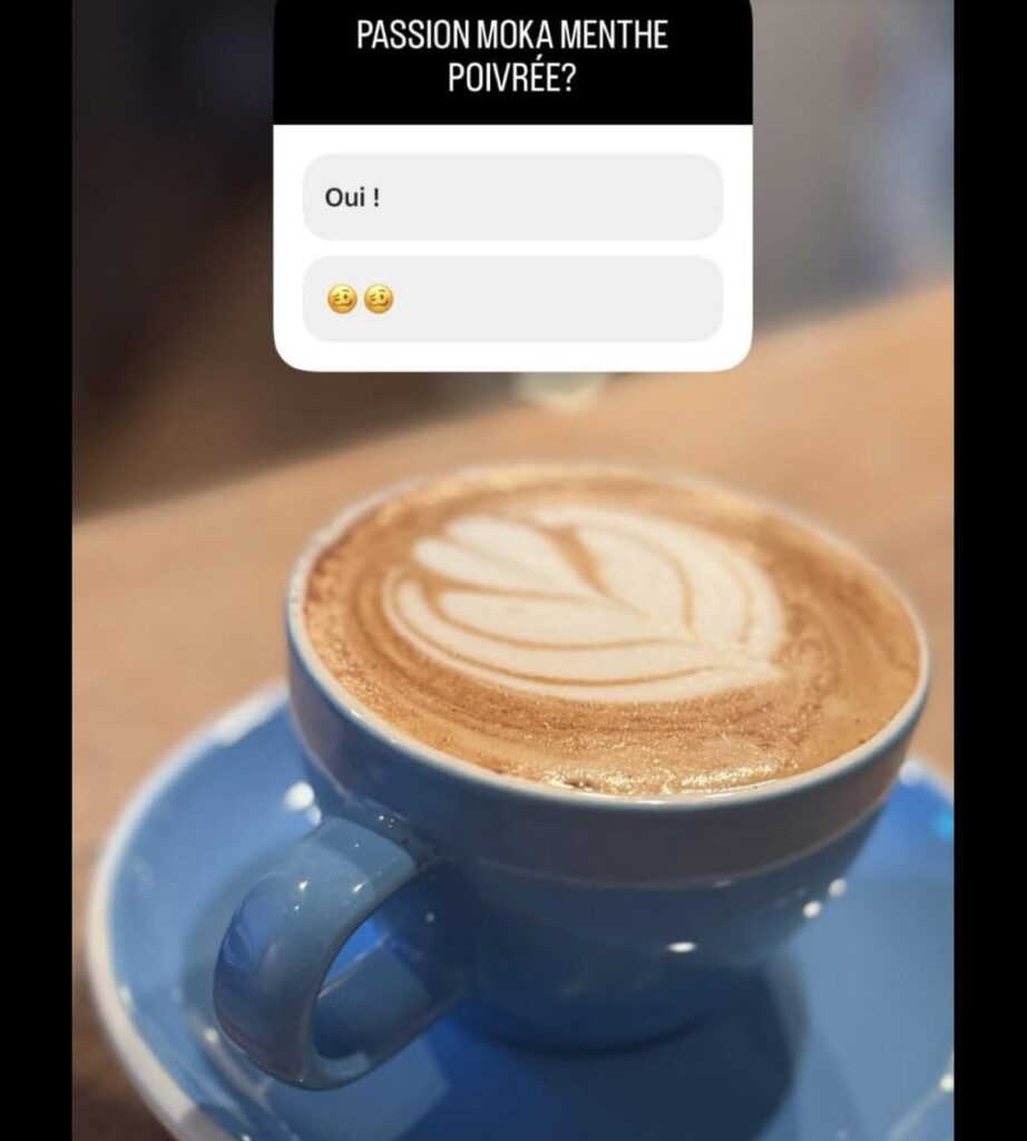 peppermint moka pour