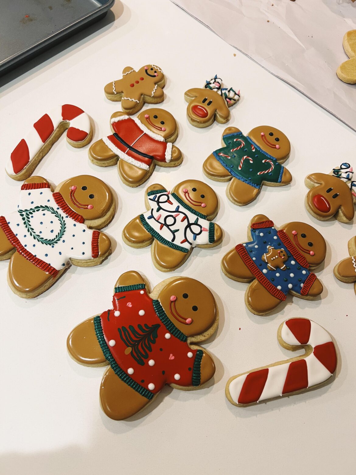 Belated first Christmas set