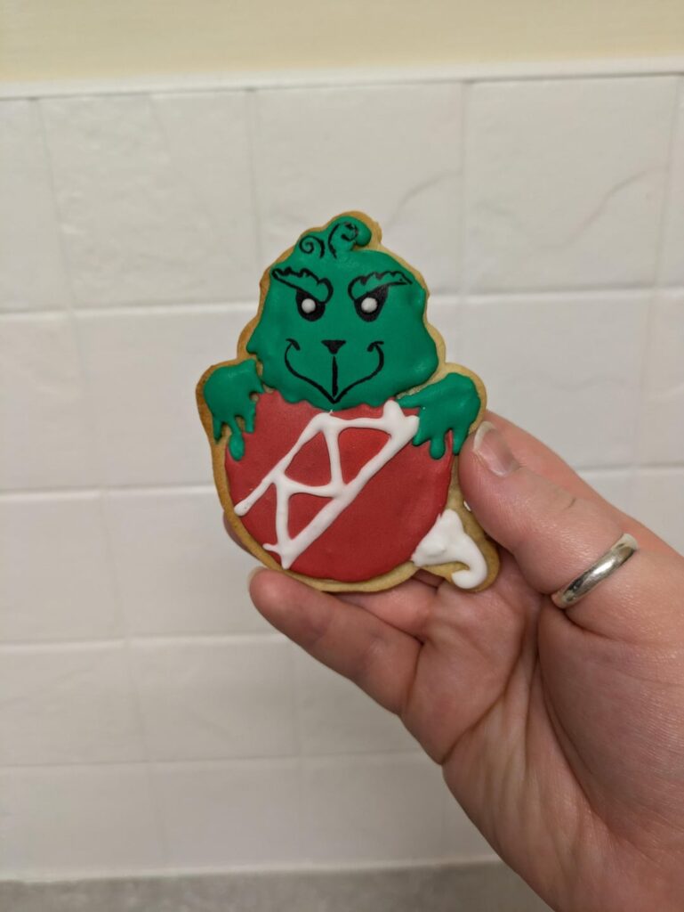 Grinch Sugar Cookies!!