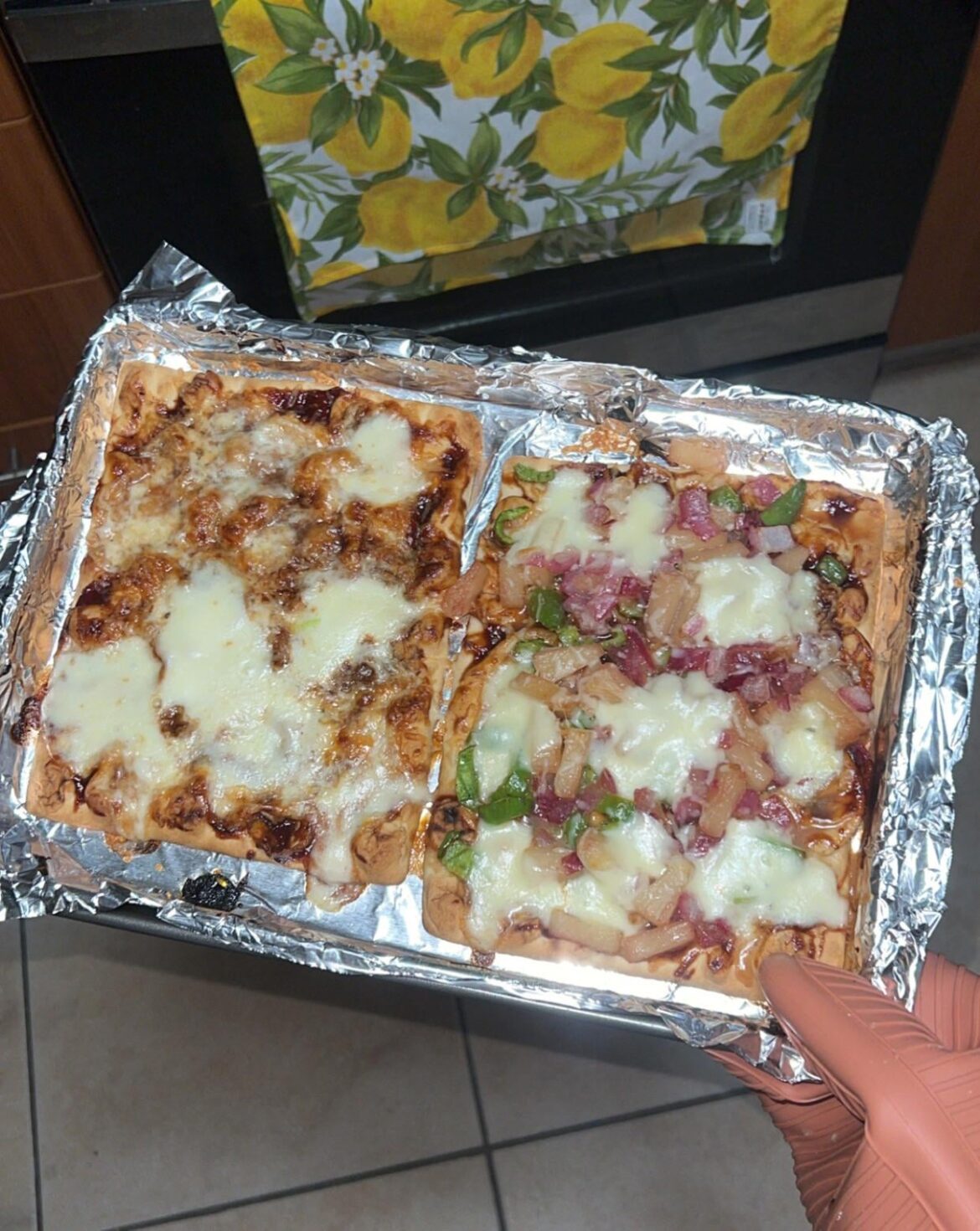 BBQ Pineapple Flatbreads