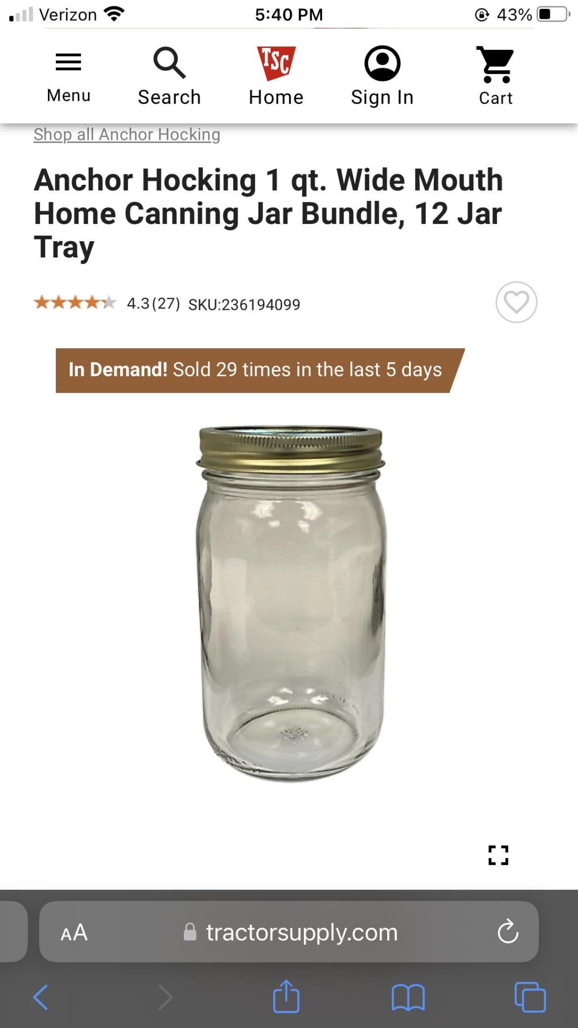 Tractor supply jars any good?