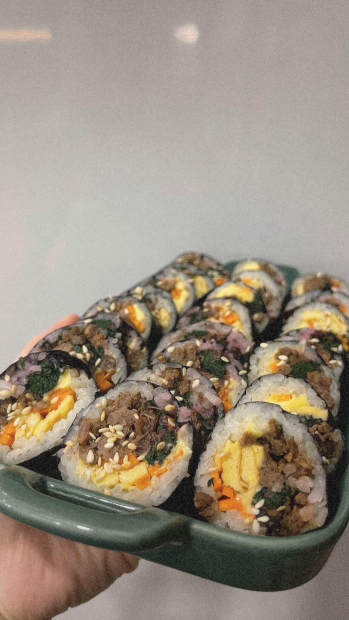 First try kimbap