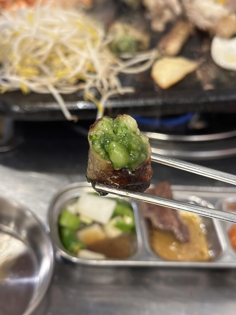 Special beef intestines sold only in this restaurant!