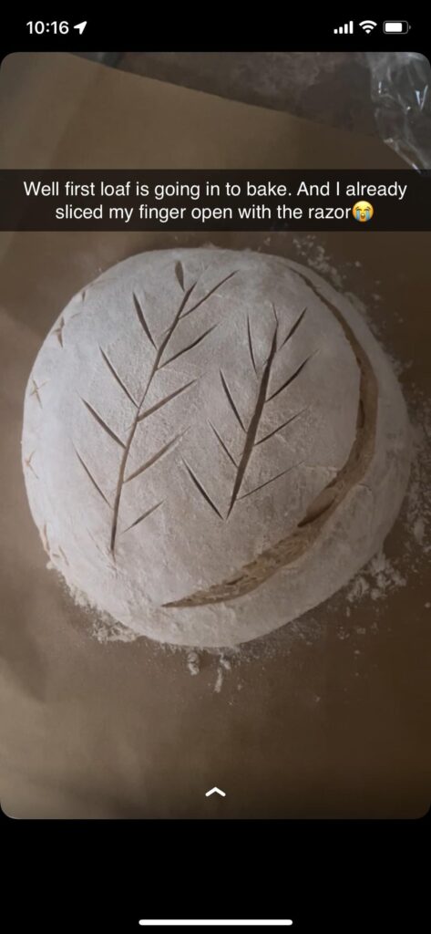 First loaf ever! First loaf ever!