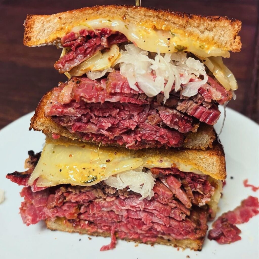 Homemade Corned Beef Rueben