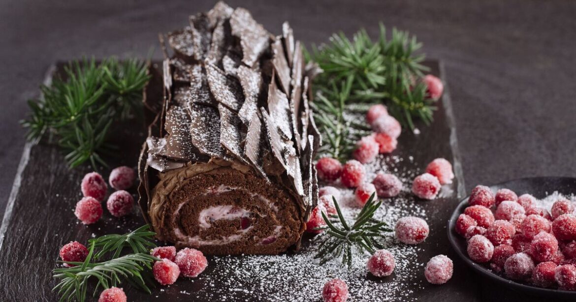 Home cook’s brownie yule log that’s perfect for Christmas Home cook's brownie yule log that's perfect for Christmas