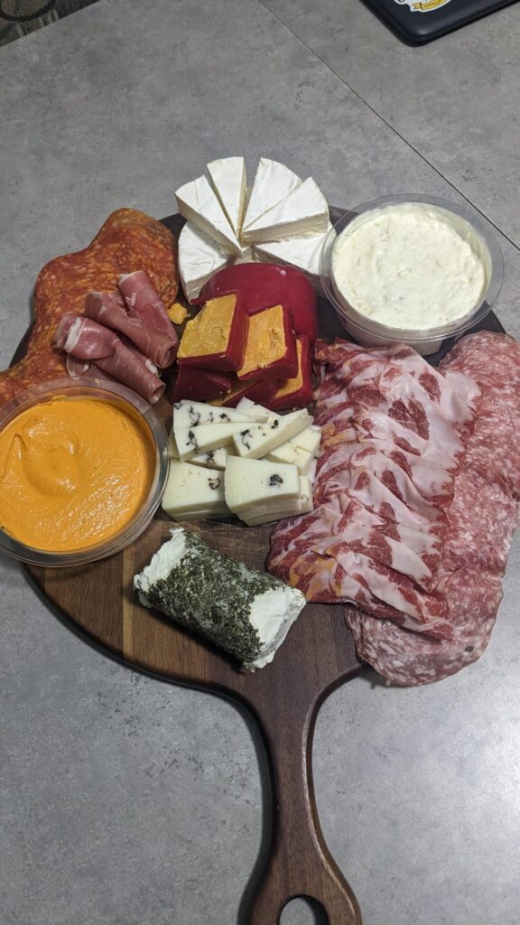 My first ever attempt at a board, hosting for some friends. How'd I do?