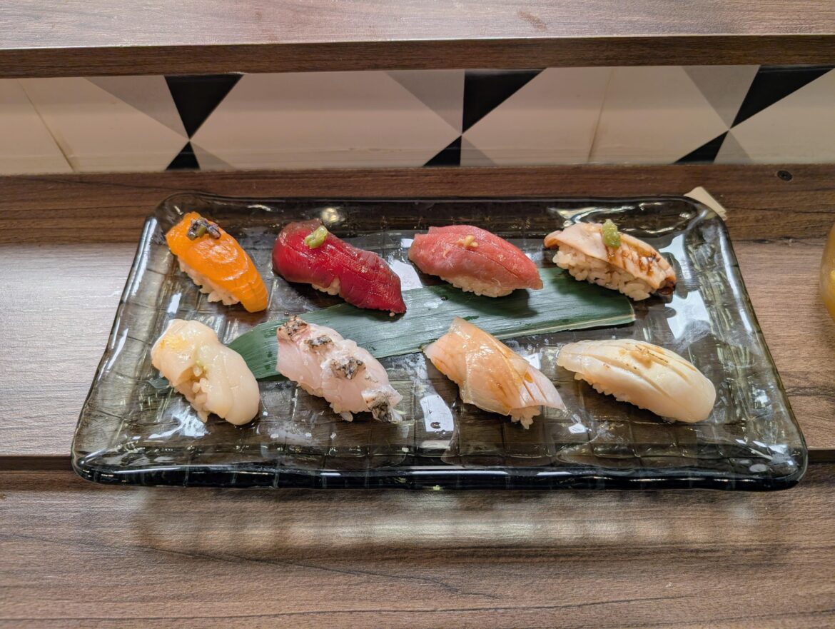 Moriawase at Kosei Sushi in Málaga, Spain