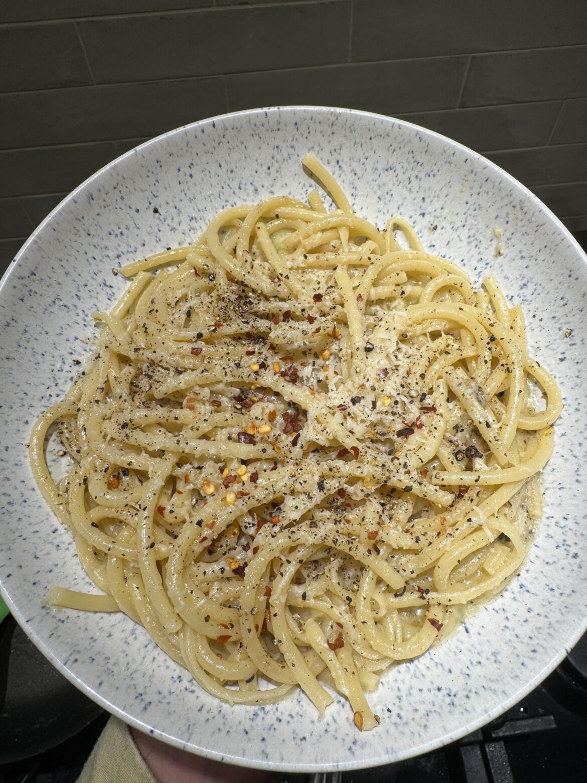 Cacio e Pepe + Crushed Red Pep