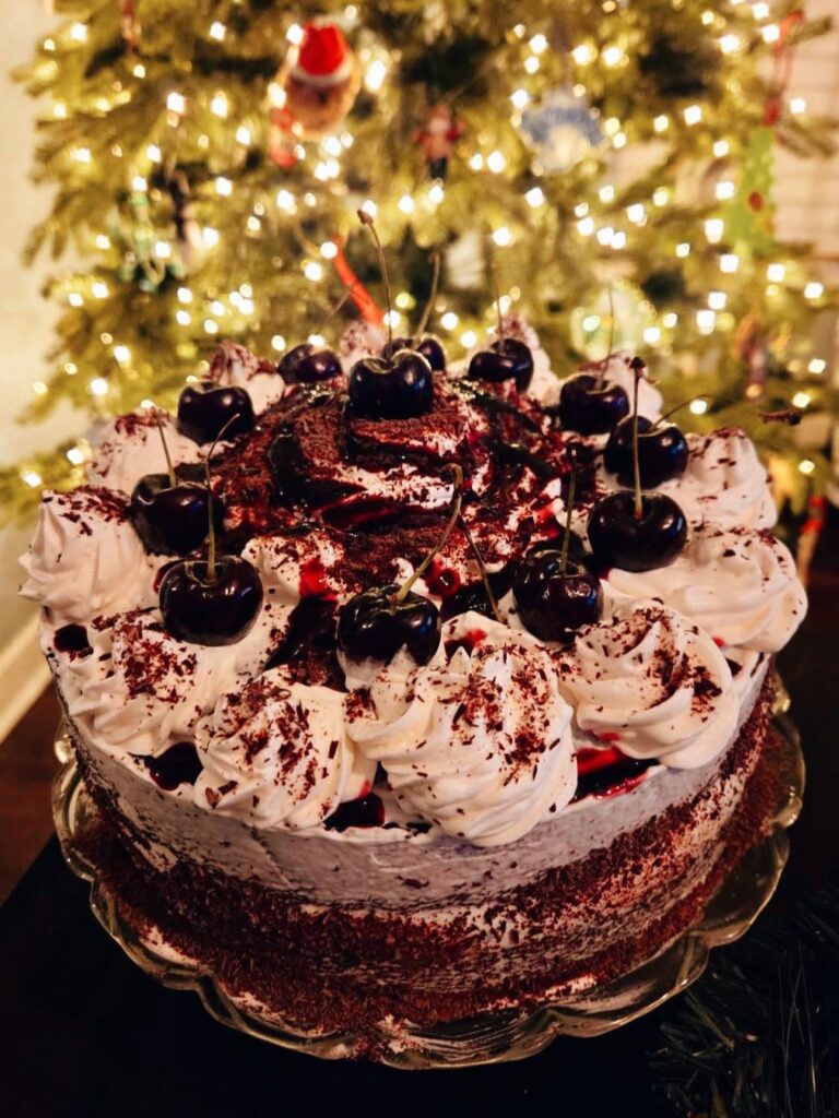 Did I just bake a Black Forest cake for myself at midnight? Why yes I did.