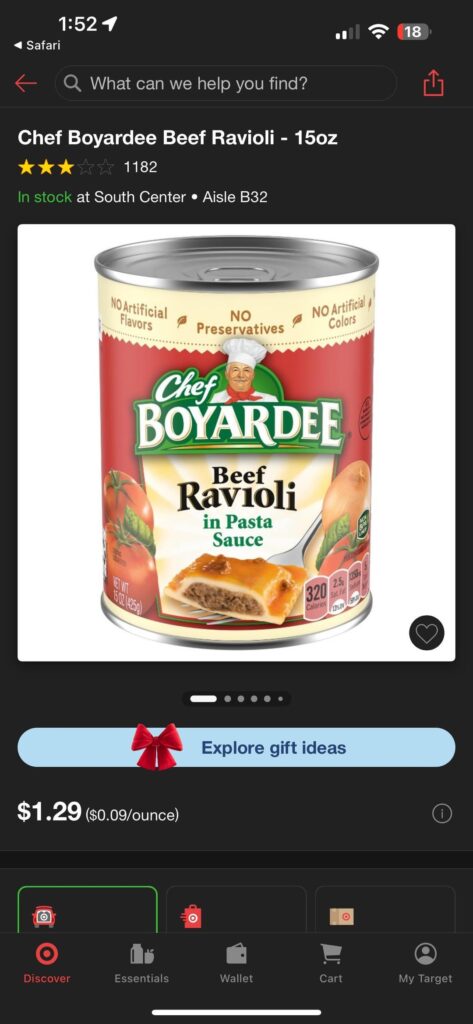 How many calories is this without the sauce the can says 320 calories but I don’t eat the sauce