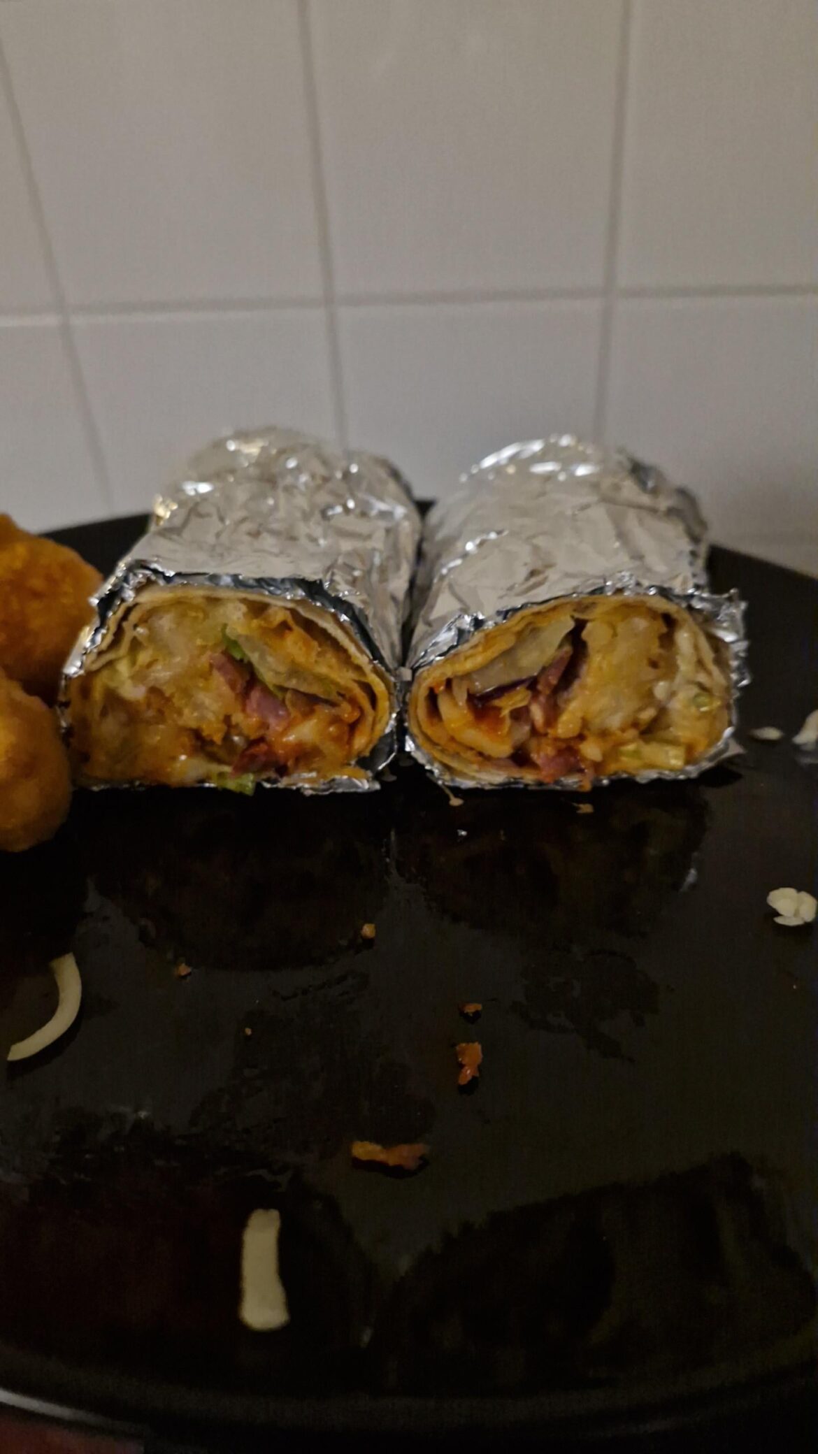 Ill never have a chicken wrap from a takeaway again