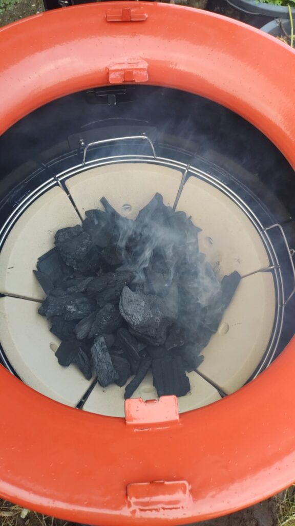 First ribs on kettle joe