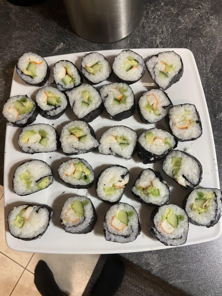 First time i made sushi