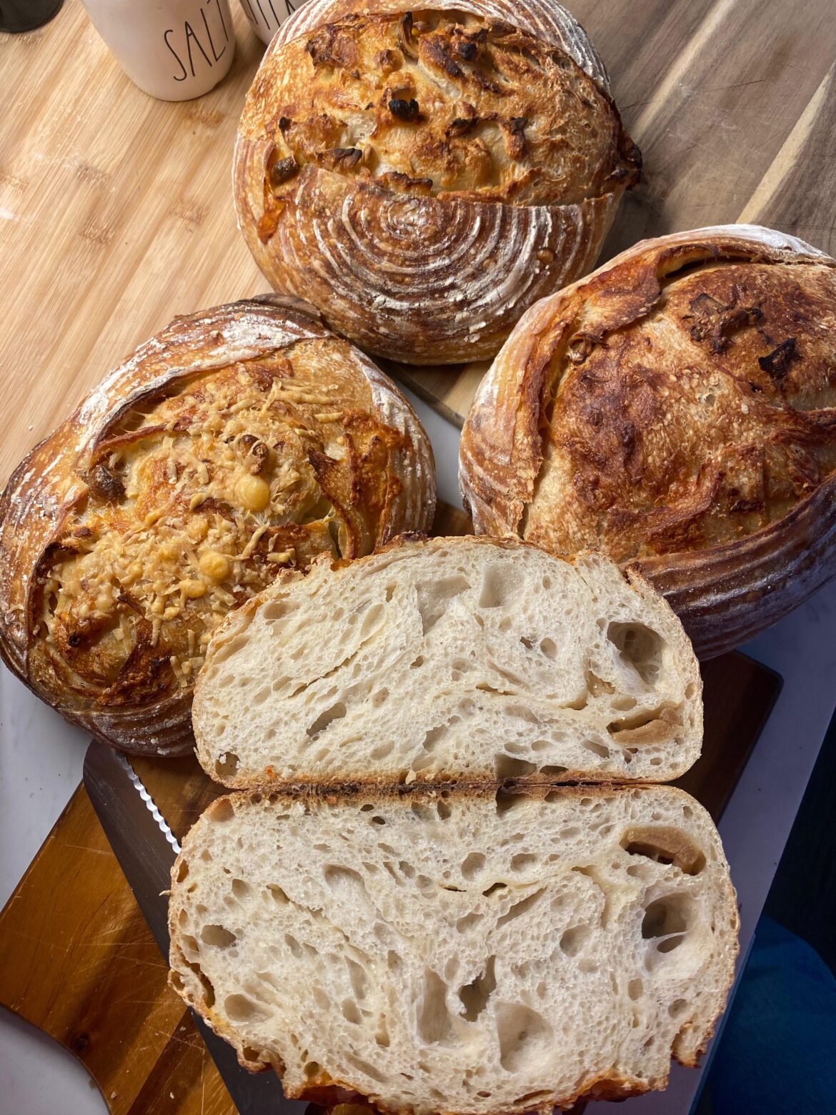 New favorite- Roasted garlic Parmesan loaf
