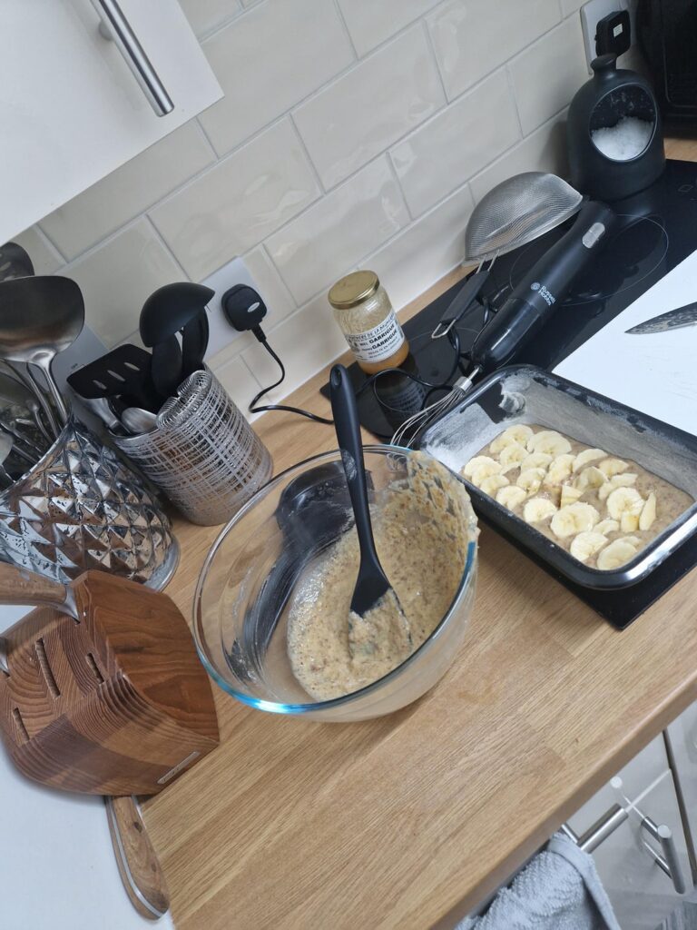 First time making banana bread!