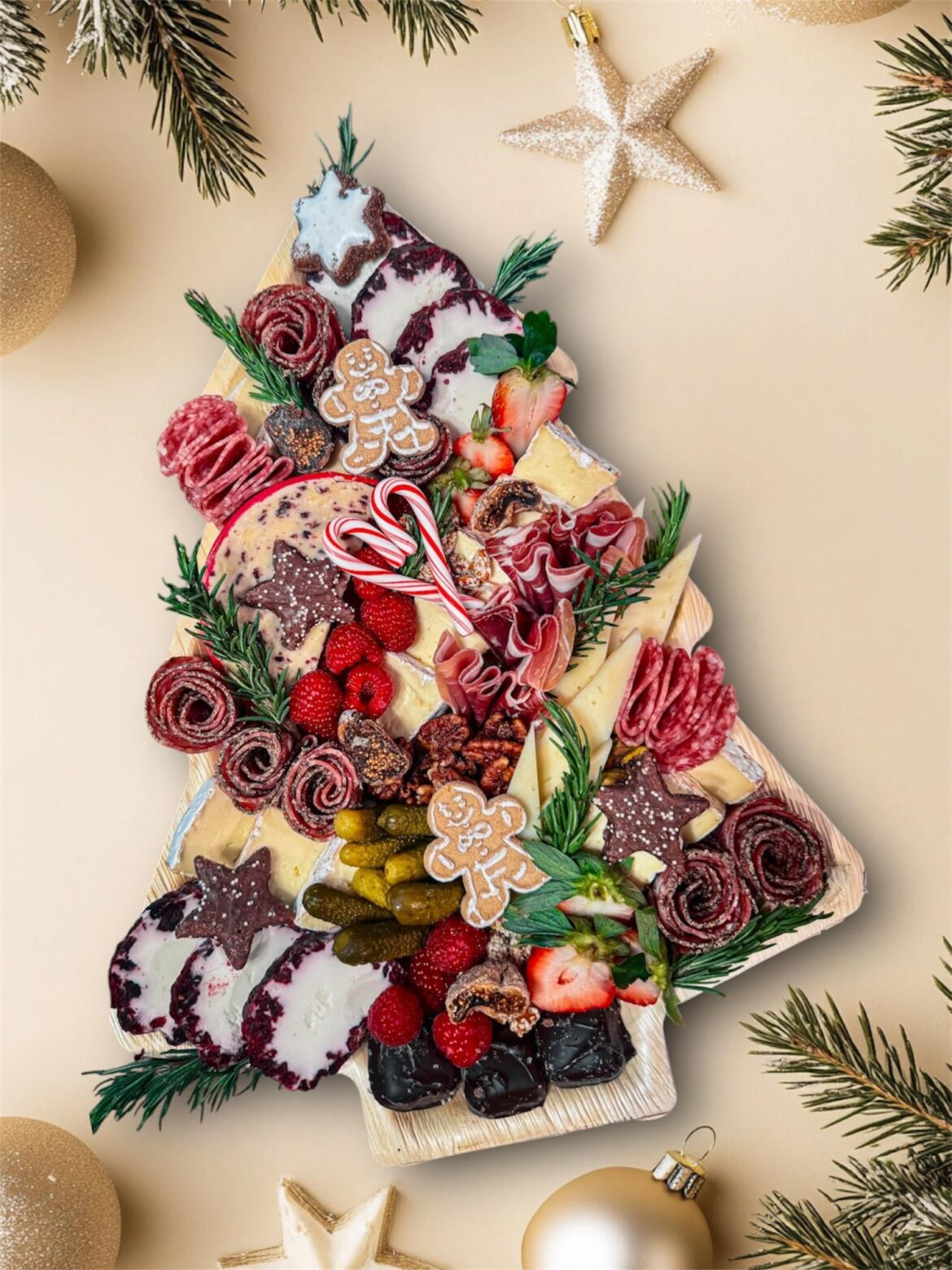 Festive charcuterie board